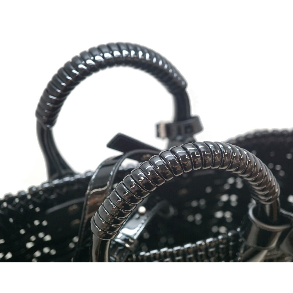 Balenciaga Bistro Basket Bag Black - Picture 7 of 11